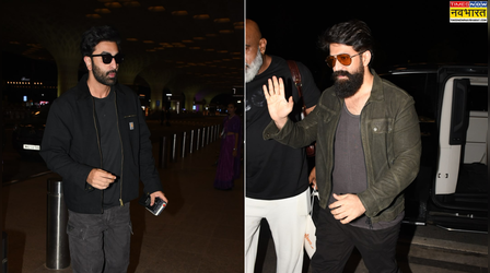 'रामायण' के ट्रेलर लॉन्च के लिए अमेरिका रवाना हुए Ranbir Kapoor-Yash, वायरल हुआ लुक