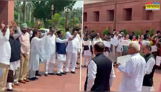 संसद में आज भी गतिरोध, हंगामे के बाद संसद की कार्यवाही 12 बजे तक स्थगित, धर्मेंद्र प्रधान के इस्तीफे पर अड़ा विपक्ष