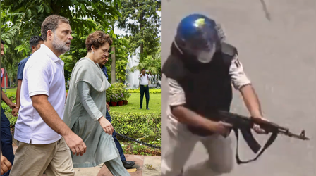 छात्र हैं, आतंकवादी नहीं, दिल्ली मे पेलेट गन चली और बिहार में AK-47: सरकार पर भड़के राहुल-प्रियंका, डिंपल का भी मिला साथ