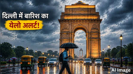 Delhi Weather: उमस से बेहाल लोगों को मिलेगी राहत, आज दिल्ली-NCR में बारिश का अलर्ट; जानें पूरे हफ्ते का हाल