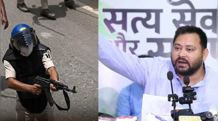छात्रों के प्रदर्शन में AK-47 विवाद पर तेजस्वी यादव का बड़ा एक्शन, DGP से मिलकर सीवान SP पर कार्रवाई की मांग