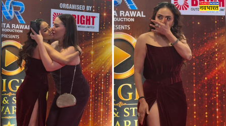 Nikita Rawal को फीमेल फैन ने किया जबरदस्ती किस, एक्ट्रेस के उड़ गए होश