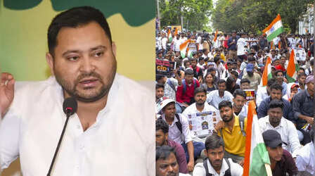 छात्रों पर लाठीचार्ज और AK-47 चलाने के खिलाफ 19 अगस्त को पटना में निकालेंगे राजभवन मार्च; तेजस्वी यादव का ऐलान
