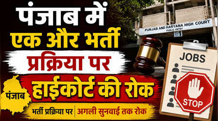 पंजाब में एक और भर्ती प्रक्रिया पर HC की रोक, 41 ब्लॉक प्रोग्राम मैनेजर और 44 क्लस्टर कोऑर्डिनेटर भर्ती पर संकट