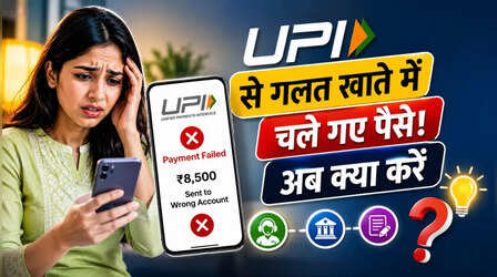 UPI से गलत खाते में भेज दिया पैसा! तुरंत करें अब ये काम