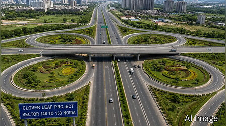 Noida News: नोएडा में बनेगा 'क्लोवर लीफ', 50 हजार लोगों को ट्रैफिक जाम से मिलेगी राहत