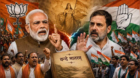 'वंदे मातरम' पर क्या है नया विवाद, राष्ट्रगीत का केवल दो अंतरे ही क्यों गाना चाहती है कांग्रेस?