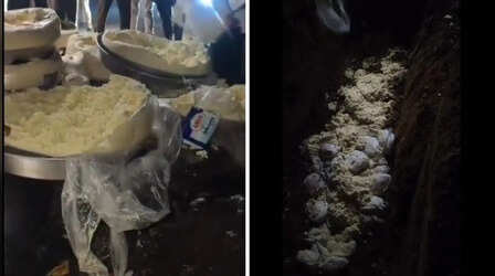 Meerut News: मेरठ में मिलावटी मावे की बड़ी खेप बरामद, JCB से 2400 किलो मावा नष्ट