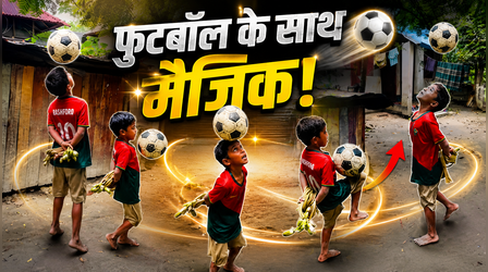 VIDEO: ना कोई जूता, ना कोई मैदान... फिर भी बच्चे ने फुटबॉल के साथ दिखाया ऐसा जादू, देखकर Messi- Ronaldo हो जाएंगे हैरान