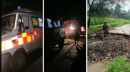 Agra News: सड़क की बदहाली ने ली नवजात की जान, दो घंटे तक रास्ते में अटकी एंबुलेंस, परिवार ने की कार्रवाई की मांग