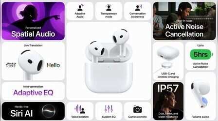 Apple ने लॉन्च किए AirPods 5, ANC और Live Translation जैसे फीचर्स से लैस