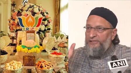 VIDEO: 'देश में 20% लोग शाकाहारी, फिर...', BRICS में मेहमानों को परोसे गए वेज खाने पर क्या बोले ओवैसी?