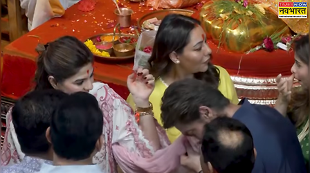 मैनेजर पूजा ददलानी के दुपट्टे से Shah Rukh Khan ने पोंछा पसीना, खड़ी देखती रहीं Gauri Khan