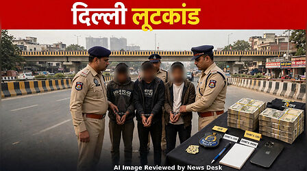 Delhi News: रानी झांसी फ्लाईओवर लूटकांड में 5 आरोपी गिरफ्तार, iPhone और लाखों रुपये बरामद