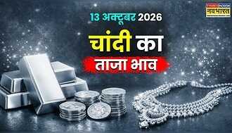 चांदी का भाव आज का (13 अक्टूबर 2026): रेट फिर लुढ़के, पटना, लखनऊ, दिल्ली समेत अपने शहर में जानें कीमत