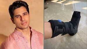 Sidharth Malhotra के पैर में हुआ फ्रैक्चर प्लास्टर की फोटो शेयर कर कही ये बात
