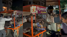 Viral Video अंधेरी रात जलता हुआ कोयला और ठेले के कोने में बैठकर पढ़ाई करती बच्ची जज्बे को सलाम कर रहे लोग