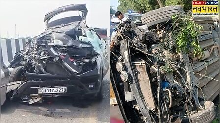 Gujarat: हादसों के नाम रहा दशहरे का दिन, एक्सप्रेसवे पर टेंपो-कार की भिड़ंत और SG हाईवे पर पेड़ से टकराई गाड़ी, कुल 6 लोगों की मौत