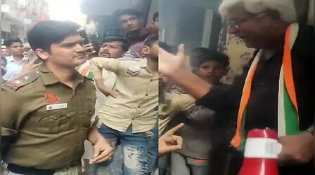 शाहीनबाग में कांग्रेस नेता आसिफ खान की गुंडागर्दी! सब इंस्पेक्टर से की गाली-गलौज, भीड़ के सामने किया बेइज्जत