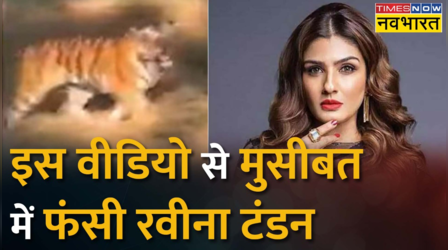 मुसीबत में फंसी रवीना टंडन, ये वीडियो हो रहा है वायरल
