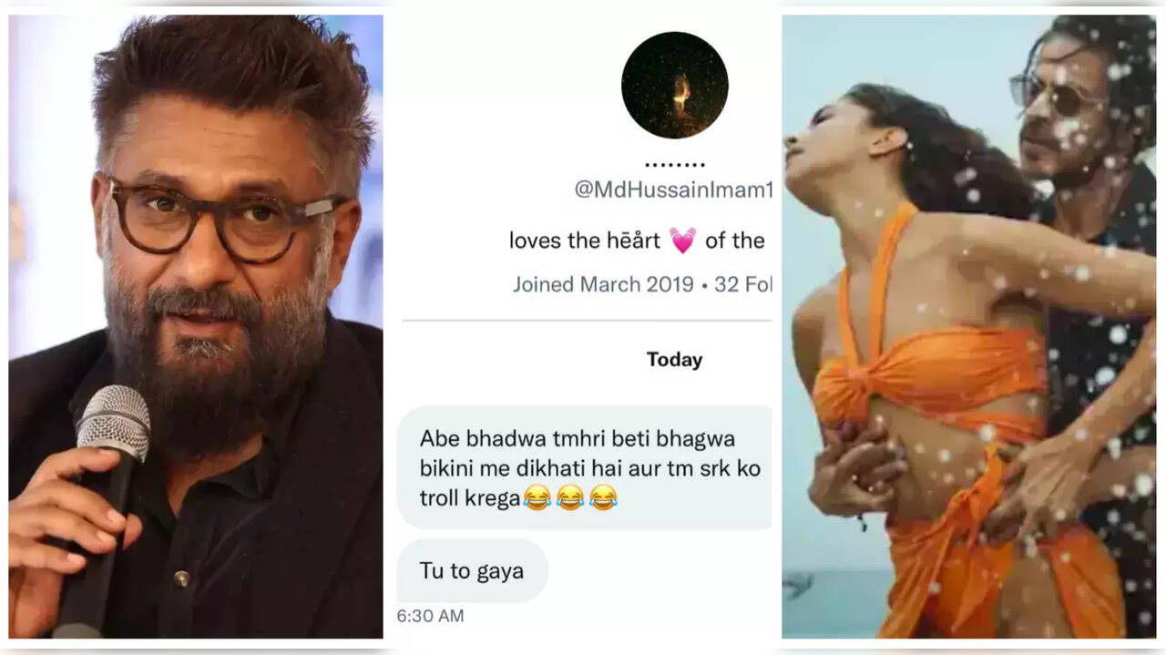 Pathaan विवाद पर बोलने वाले Vivek Agnihotri को मिली जान से मारने की धमकी, डायरेक्टर ने शेयर किए स्क्रीनशॉट्स