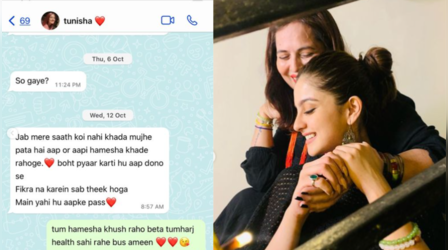 Sheezan Khan की मां पर पूरा भरोसा करती थीं तुनिषा शर्मा, वाट्सएप चैट में कहा, 'मैं यहीं हूं आपके पास'