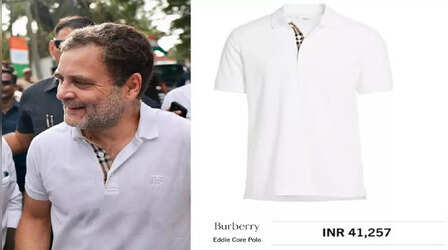 Rahul Gandhi t-shirt: क्या राहुल गांधी ने पहनी है टॉप ब्रिटिश ब्रांड की टी-शर्ट? कीमत 41000 रु से भी ज्यादा