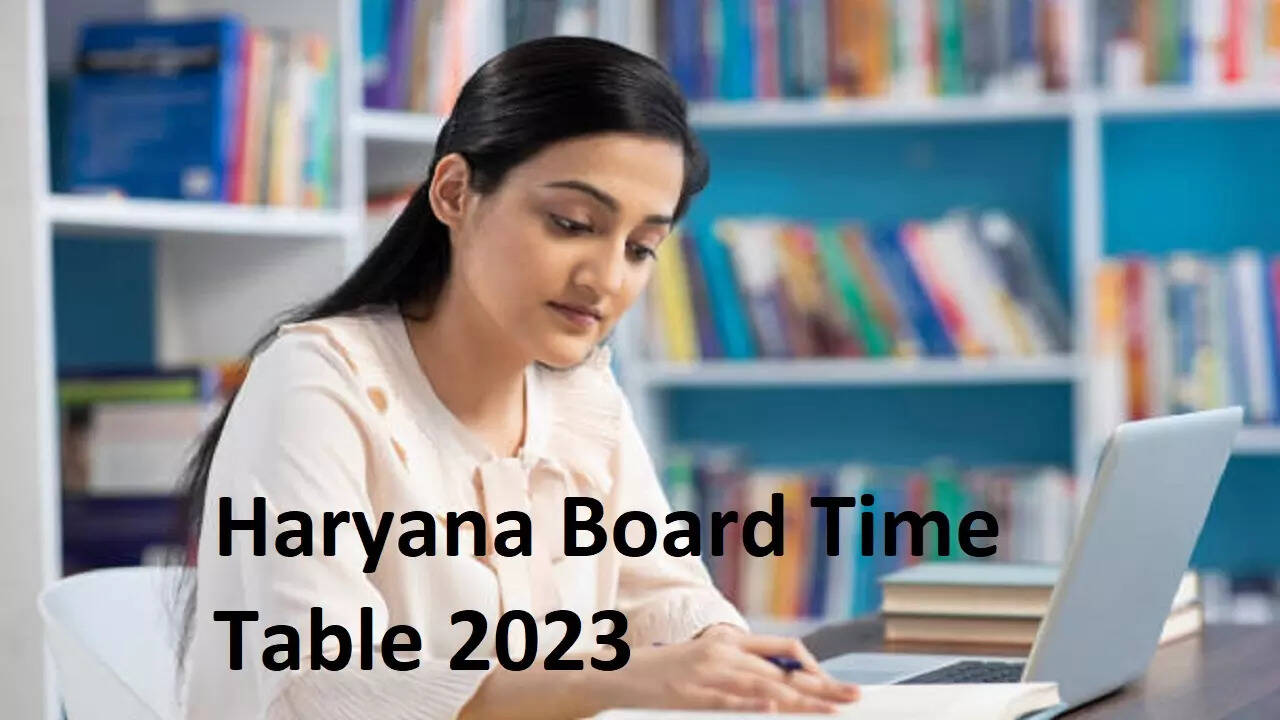 HBSE Haryana Board Date Sheet 2023