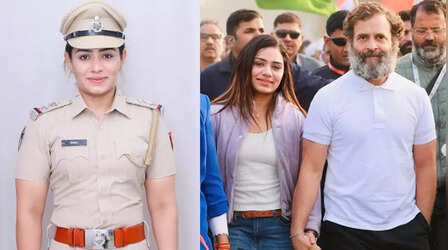 कौन है ये हसीन पुलिस वाली नैना कंवल, क्यों गई जेल? भारत जोड़ो यात्रा में राहुल गांधी के साथ आई थी नजर
