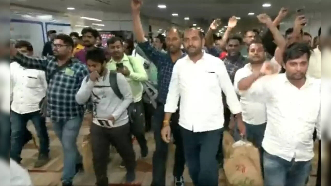 First flight from war torn country Sudan
