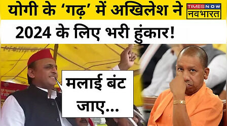 UP Nikay Chunav 2023: CM योगी के गढ़ में अखिलेश यादव की हुंकार, जातीय जनगणना के मुद्दे पर BJP को घेरा