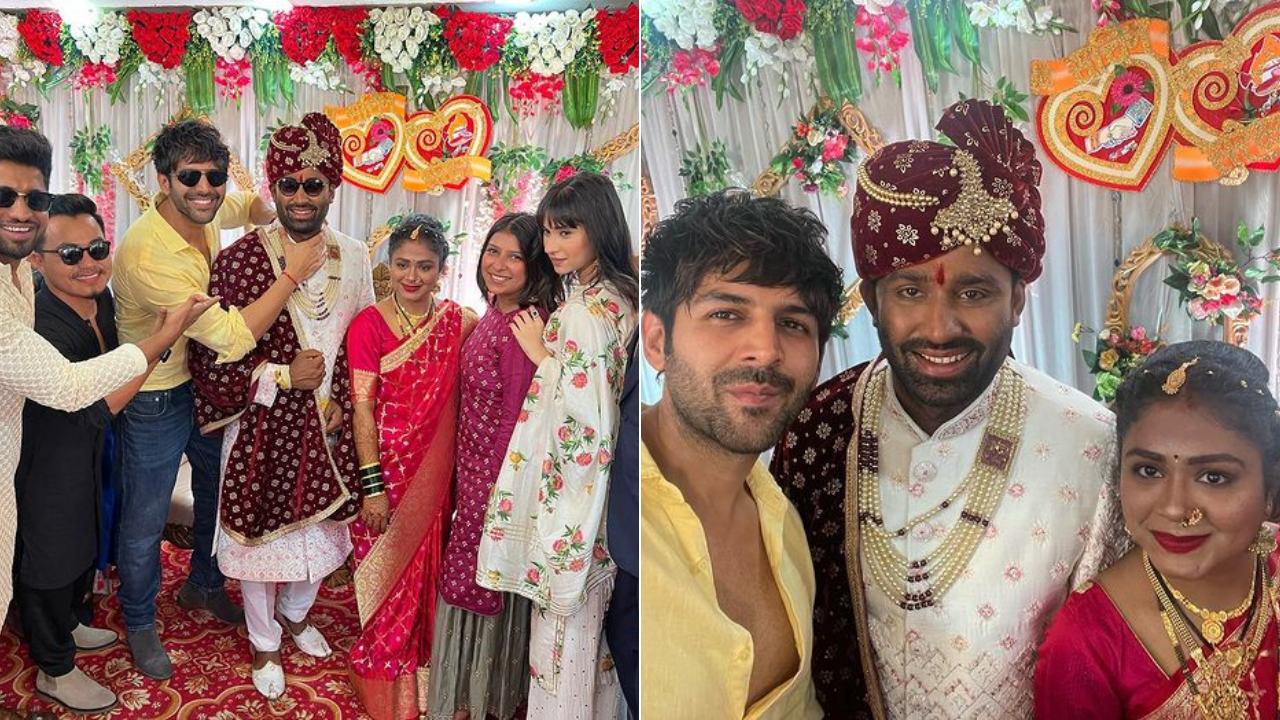 Kartik Aaryan ने अपने बॉडीगार्डी की शादी में पहुंचकर लगाए चार चांद, जीता लाखों फैंस का दिल