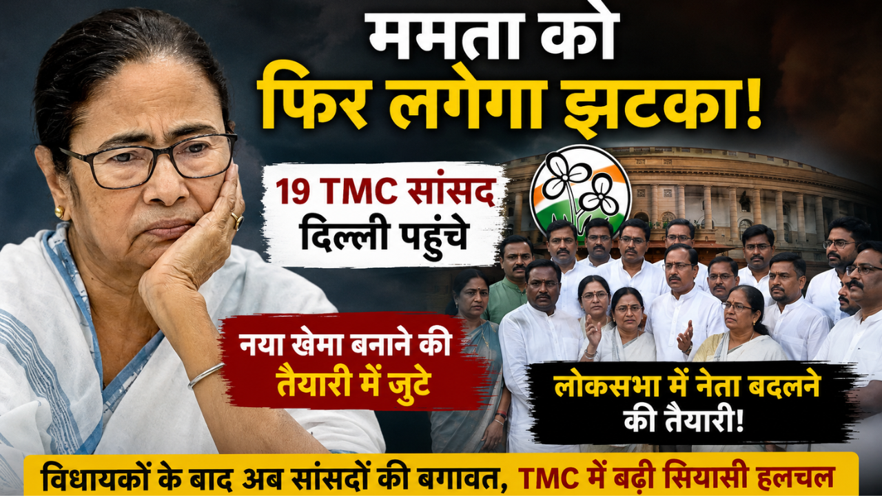 दिल्ली में एक्टिव हुए TMC के 'बागी सांसद', नया खेमा बनाने की तैयारी, ममता को लगेगा एक और बड़ा झटका!