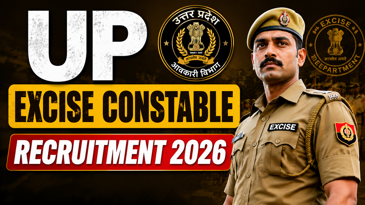 UP Excise Constable Recruitment 2026 के लिए आवेदन की लास्ट डेट करीब, आसान स्टेप में करें रजिस्ट्रेशन