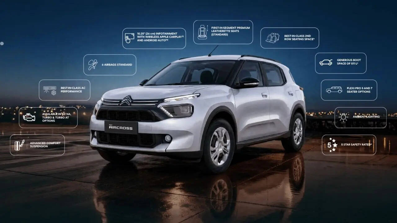 बजट में प्रीमियम फीचर्स, Citroen Aircross Comfort edition भारत में लॉन्च; 9.09 लाख शुरुआती कीमत