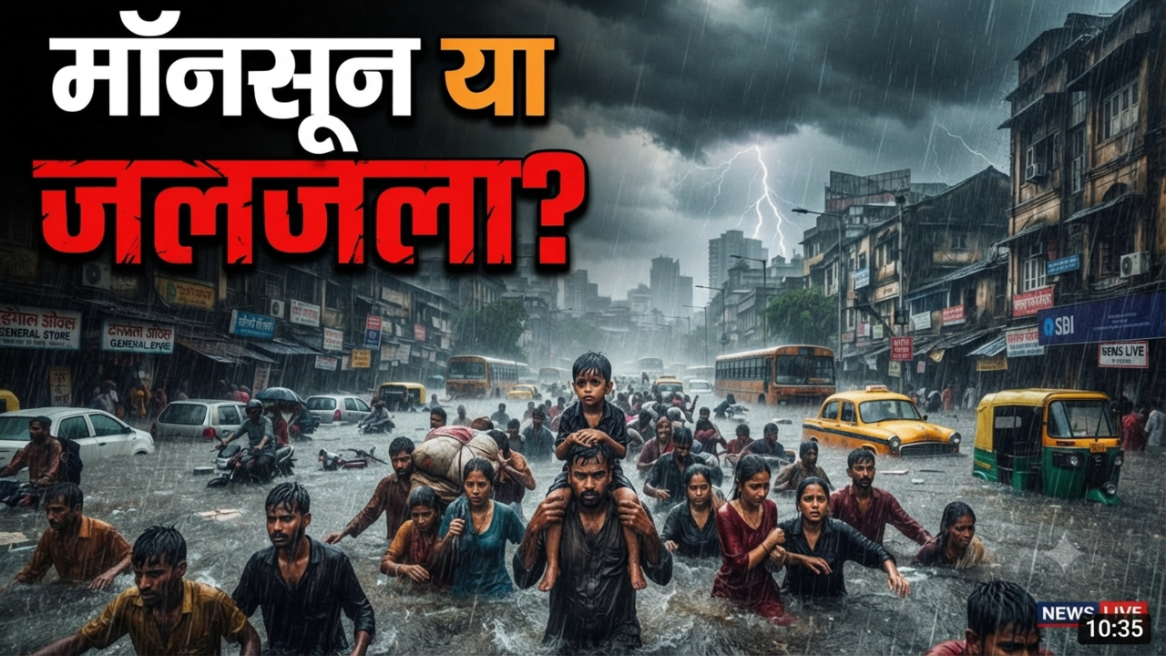 मॉनसून या आफत की बरसात, नदियों ने दिखाया रौद्र रूप, कहीं खिसके पहाड़ तो कहीं ढही बिल्डिंगें; फ्लाइटें डायवर्ट-रेल सेवाएं प्रभावित