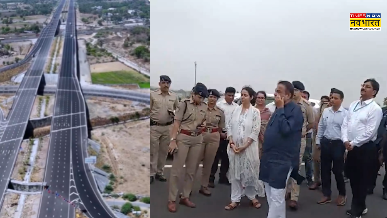 दिल्ली-मुंबई एक्सप्रेसवे पर दौड़ी गडकरी की नजर, 12 घंटे में सफर पूरा करने की तैयारी; MP में लिया जायजा