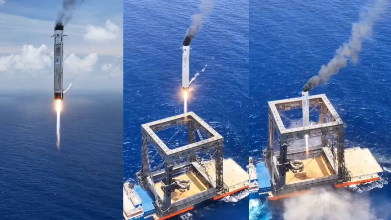 SpaceX के बाद ड्रैगन ने लगाई बड़ी छलांग, समुद्र में 'जाल' से पकड़ा रीयूजेबल रॉकेट बूस्टर; जानिए इसकी खासियत