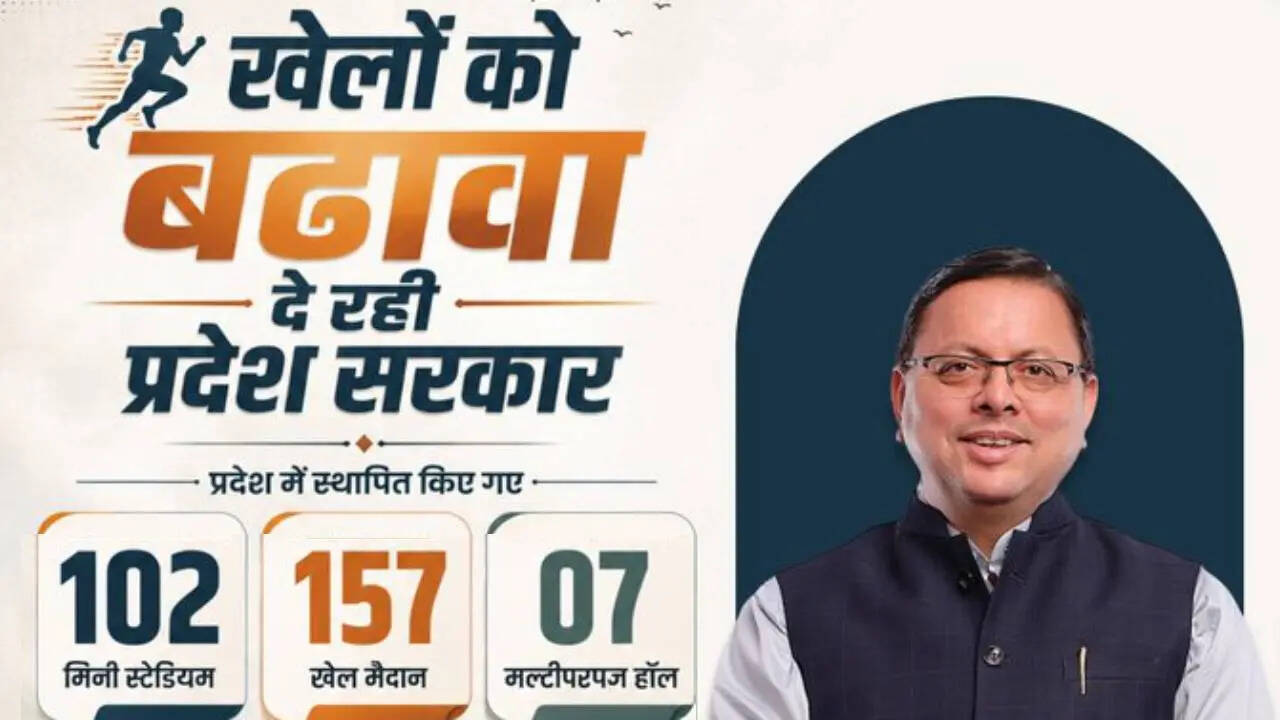 Uttarakhand में खेल सुविधाओं का विस्तार, CM धामी बोले - 102 मिनी स्टेडियम और 157 खेल मैदान तैयार