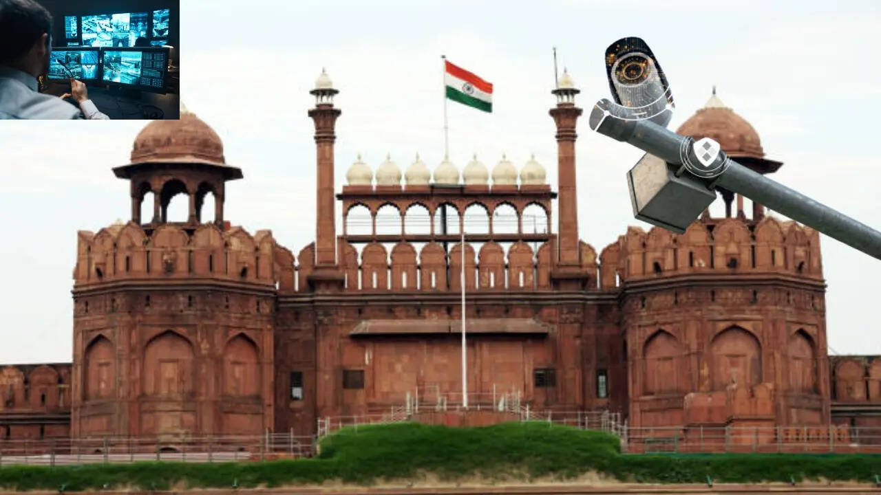 Independence Day:'स्वतंत्रता दिवस' से पहले लाल किले की अभेद्य सुरक्षा, AI से लैस 1,000+ CCTV कैमरों का पहरा