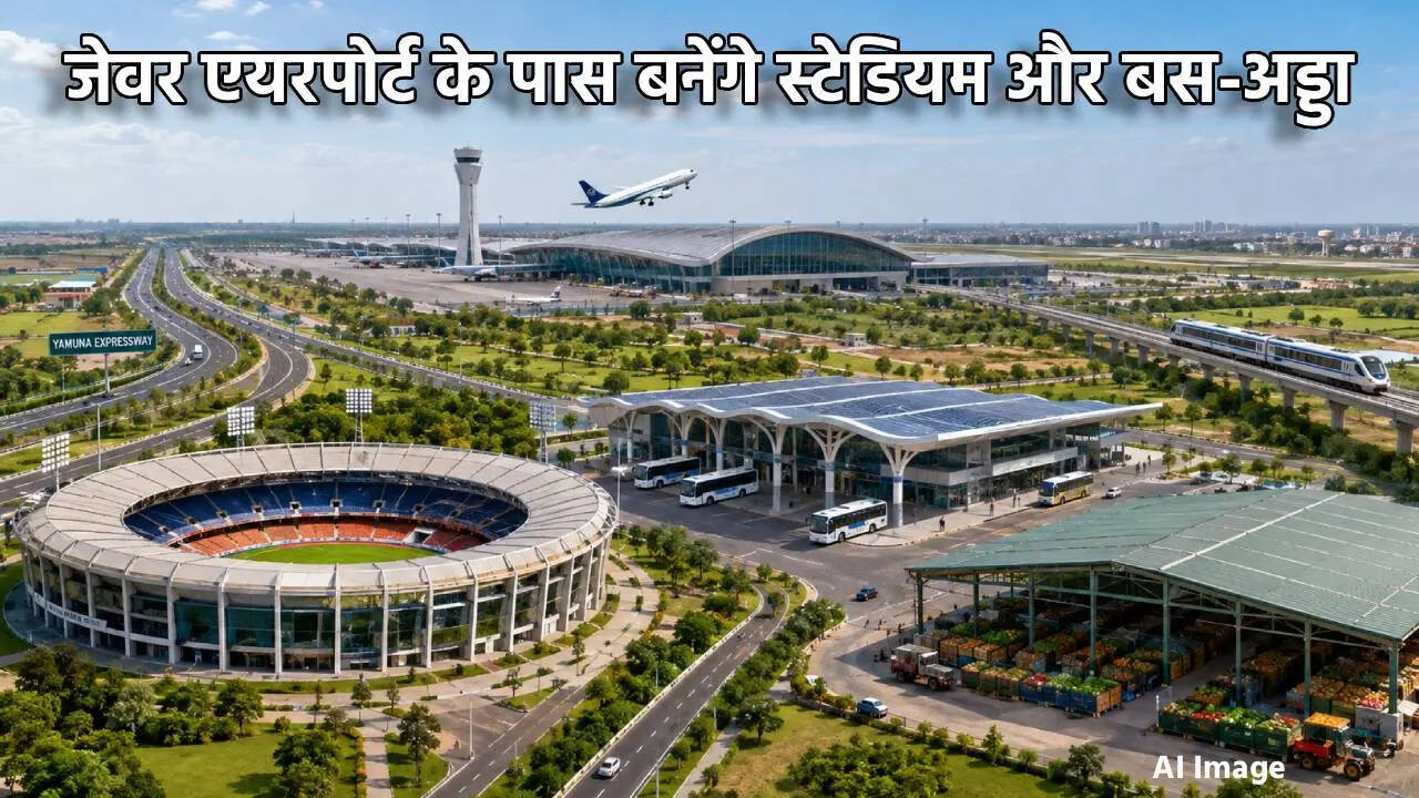 Noida Airport के पास खेल और सफर का बड़ा हब: यीडा का मास्टर प्लान, जानें कहां बनेगा स्टेडियम और बस अड्डा